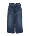 Isabel Marant Étoile Tilauria High-waist Denim Skirt In Blue