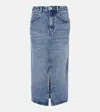 Isabel Marant Étoile Tilauriagz Denim Midi Skirt In Blue