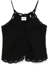 Isabel Marant Étoile Isabel Marant Etoile Embroidered Black Tomeki Tank Top In Black