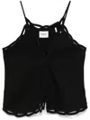 Isabel Marant Étoile Isabel Marant Etoile Embroidered Black Tomeki Tank Top In Black