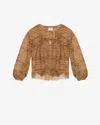 Isabel Marant Étoile Advika Top In Khaki