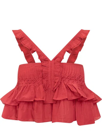 Isabel Marant Étoile Top Daliana In Red