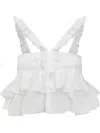 Isabel Marant Étoile Marant Etoile Women Daliana Cotton Top In White