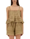 Isabel Marant Étoile Denys Top In Brown