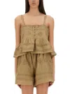 Isabel Marant Étoile Denys Top In Green