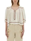 Isabel Marant Étoile Isabel Marant Etoile 'felicity' Beige Cotton Blouse Women