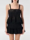 Isabel Marant Étoile Isabel Marant Etoile Denys Cotton Top In Black