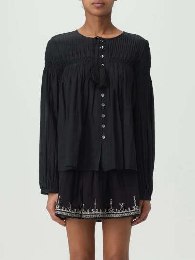 ISABEL MARANT ÉTOILE TOP ISABEL MARANT ETOILE WOMAN COLOR BLACK,F28839002