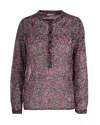 Isabel Marant Étoile Maria Floral Buttoned Top In Multi