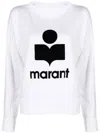 Isabel Marant Étoile Isabel Marant Etoile Melange Sand Cotton Blend Moby Sweatshirt In Powder