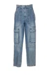 Isabel Marant Étoile Cargo Trousers Featuring Multiple Pockets In Blue