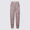 Isabel Marant Étoile Ecru And Purple Pants In Multi