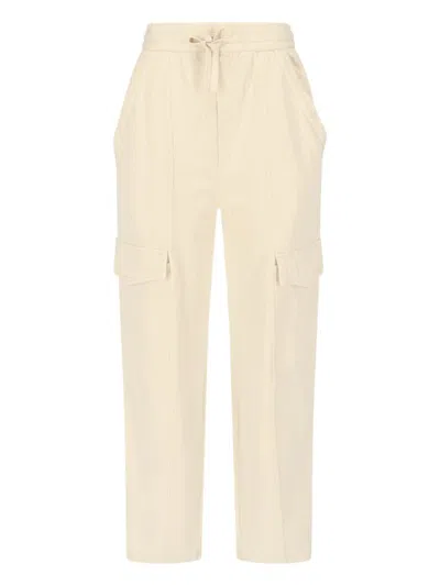 Isabel Marant Étoile Isabel Marant Etoile Ruthie Straight-leg Corduroy Trousers In Neutral