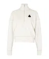 Isabel Marant Étoile Turtleneck Long Sleeve Sweatshirt In White