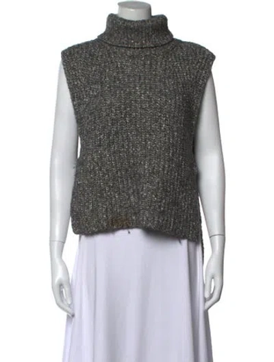 Pre-owned Isabel Marant Étoile Turtleneck Sleeveless Top In Multicolor