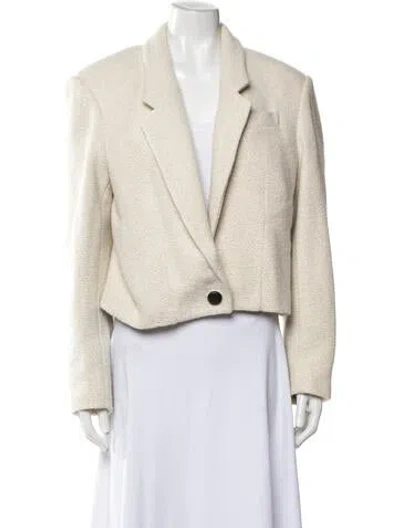 Pre-owned Isabel Marant Étoile Tweed Pattern Blazer In Neutrals