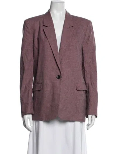 Pre-owned Isabel Marant Étoile Tweed Pattern Blazer In Pink