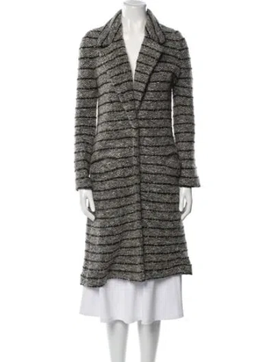 Pre-owned Isabel Marant Étoile Tweed Pattern Coat In Gray