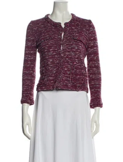 Pre-owned Isabel Marant Étoile Tweed Pattern Evening Jacket In Multi