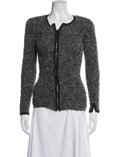 Pre-owned Isabel Marant Étoile Tweed Pattern Jacket In Gray