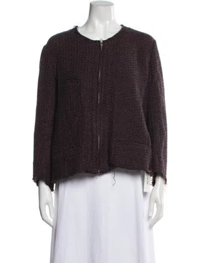 Pre-owned Isabel Marant Étoile Tweed Pattern Jacket In Multicolor