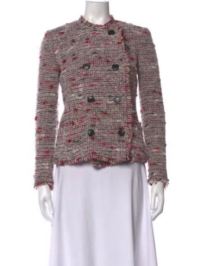 Pre-owned Isabel Marant Étoile Tweed Pattern Sweater In Grey