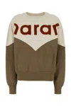 Isabel Marant Étoile Two-tone Cotton Blend Houston Sweatshirt