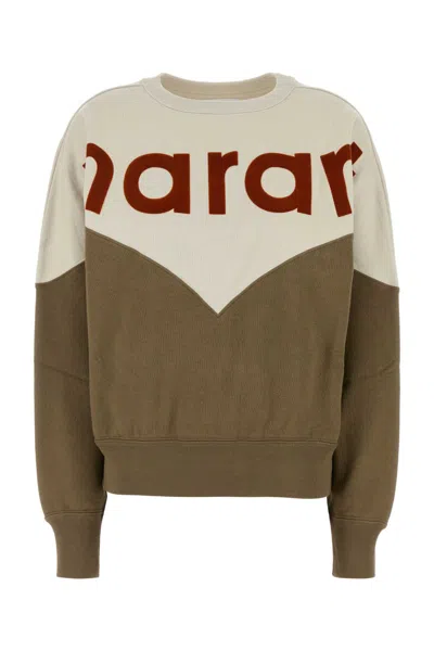 Isabel Marant Étoile Two-tone Cotton Blend Houston Sweatshirt