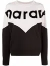 Isabel Marant Étoile Isabel Marant Etoile Houston Sweatshirt With Flocked Logo In Black