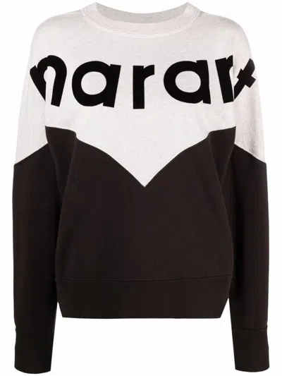 ISABEL MARANT ÉTOILE ISABEL MARANT ÉTOILE TWO-TONE CREWNECK SWEATSHIRT