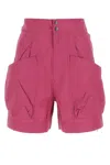 Isabel Marant Étoile Isabel Marant Etoile Tyrian Purple Cotton Ferdini Bermuda Shorts