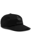 Isabel Marant Étoile Tyron Metallic-logo Canvas Cap In Black