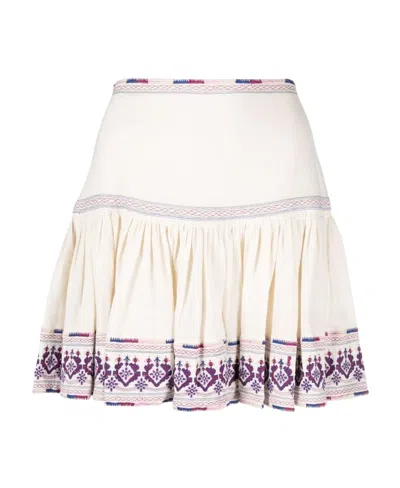 ISABEL MARANT ÉTOILE TYRUSS EMBROIDERED SKIRT