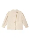 Isabel Marant Étoile Uadie Button-fastening Jacket In Neutral