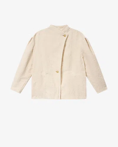 Isabel Marant Étoile Uadie Coat In Neutral