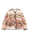Isabel Marant Étoile Umala Button Trimmed Jacket In Pink