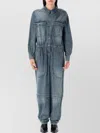 Isabel Marant Étoile Utility Style Jumpsuit Featuring Pockets In Blue