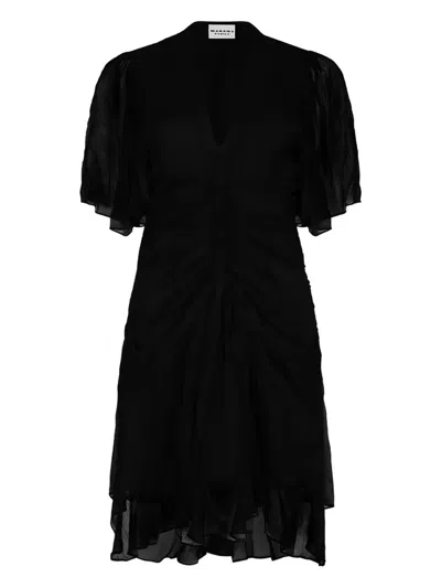 Isabel Marant Étoile V-neck Dress In Black