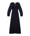 Isabel Marant Étoile Amara V-neck Maxi Dress In Black
