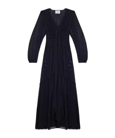ISABEL MARANT ÉTOILE ISABEL MARANT ÉTOILE AMARA V-NECK MAXI DRESS