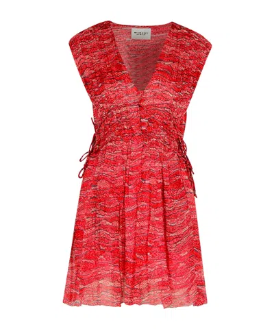 Isabel Marant Étoile V-neck Dress In Red