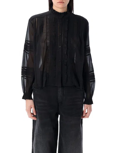 Isabel Marant Étoile Isabel Marant Etoile Valda Shirt In Black