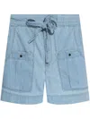 Isabel Marant Étoile Marant Etoile 'valdina' Shorts In Blue