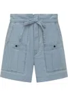 Isabel Marant Étoile Marant Etoile 'valdina' Shorts In Blue