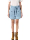 Isabel Marant Étoile Marant Etoile 'valdina' Shorts In Blue