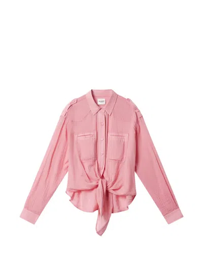 Isabel Marant Étoile Valiane Pocket Shirt In Pink