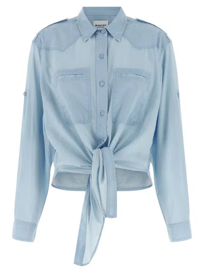 Isabel Marant Étoile Valiane Shirt And Blouse Light Blue