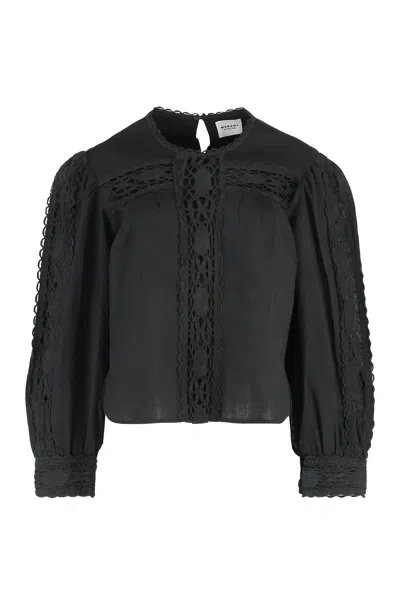 ISABEL MARANT ÉTOILE VALMIRA LINEN BLOUSE