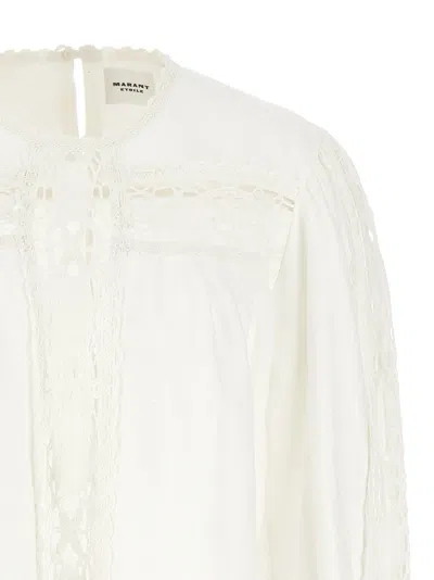 Isabel Marant Étoile Valmira Shirt And Blouse In White