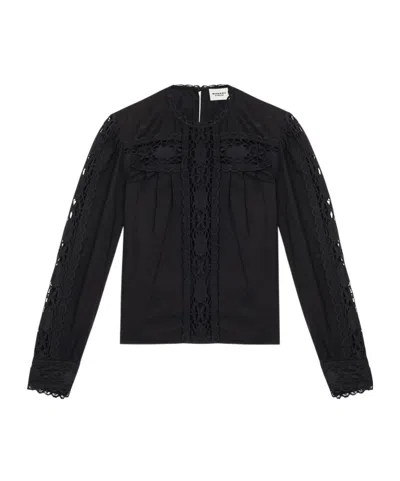 ISABEL MARANT ÉTOILE ISABEL MARANT ÉTOILE VALMIRA LACE DETAILED TOP